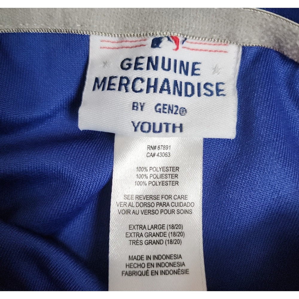 Gen2 Chicago Cubs Hoodie Youth XL Blue Red White MLB Performance Sweatshirt Logo - Picture 5 of 6